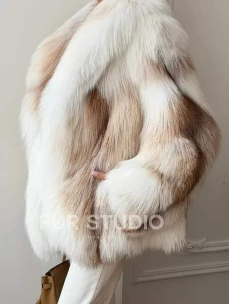 Шуба из меха Marble fox PREMIUM COLLECTION - фото 2
