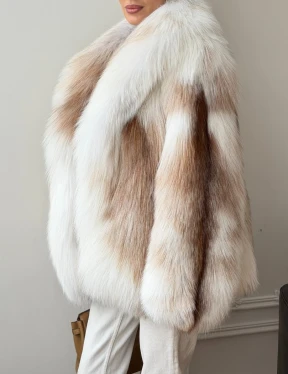 Шуба из меха Marble fox PREMIUM COLLECTION - фото 3